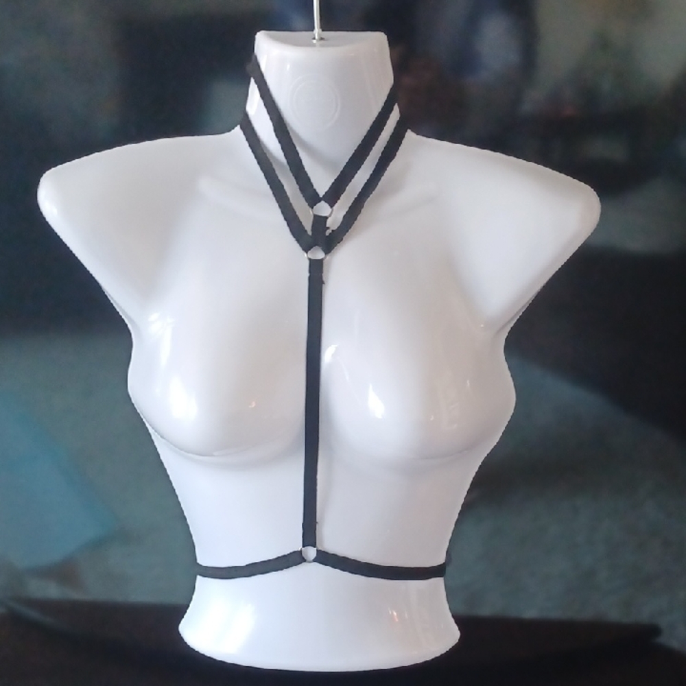 Black Strappy Harness